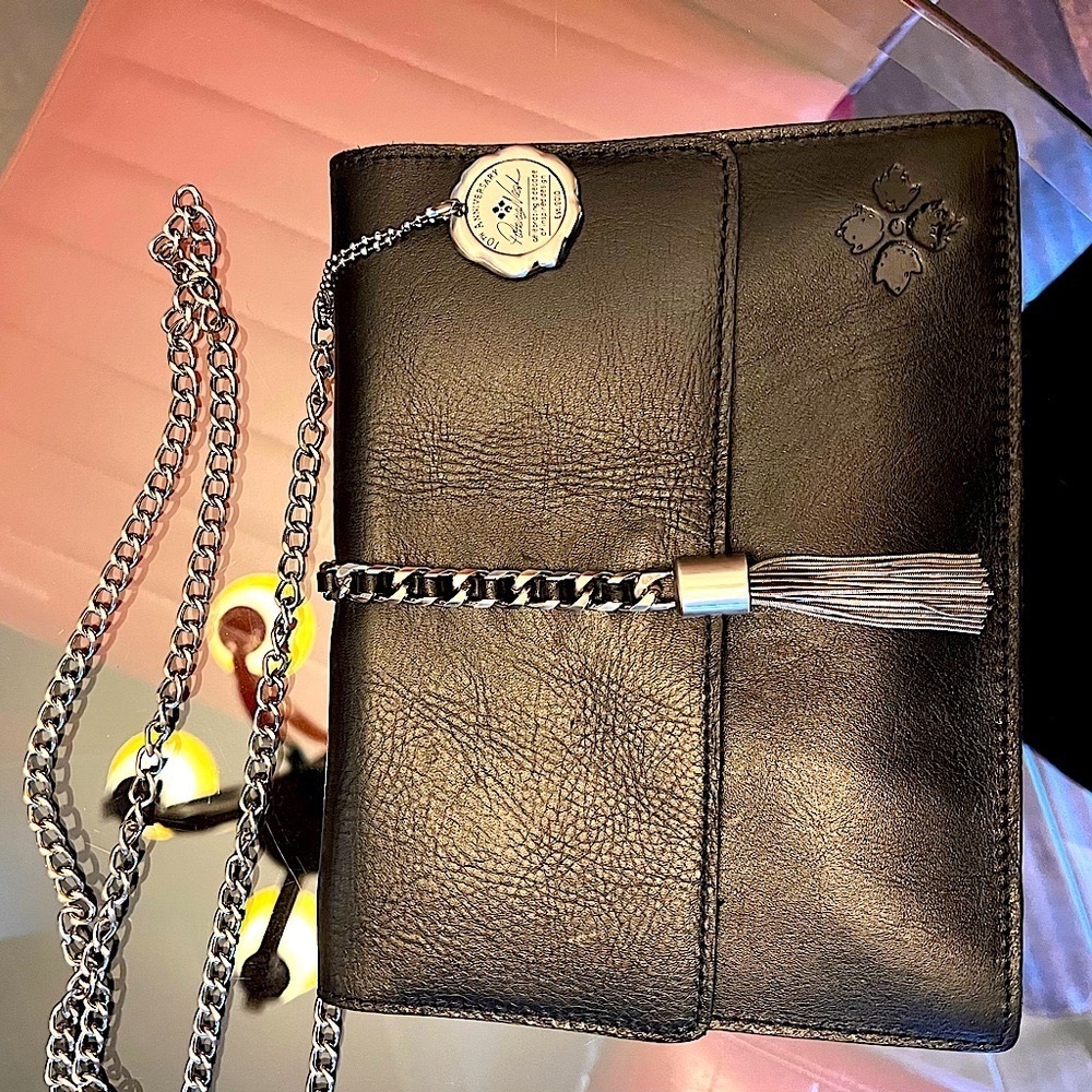 Patricia Nash 10th anniversary Adelfina Chain Tassel flap crossbody